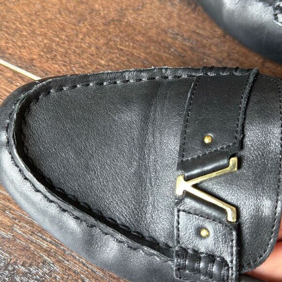 Vionic Hilo womens black loafers size 9 comfort shoe work preppy academia leathe - Picture 5 of 8